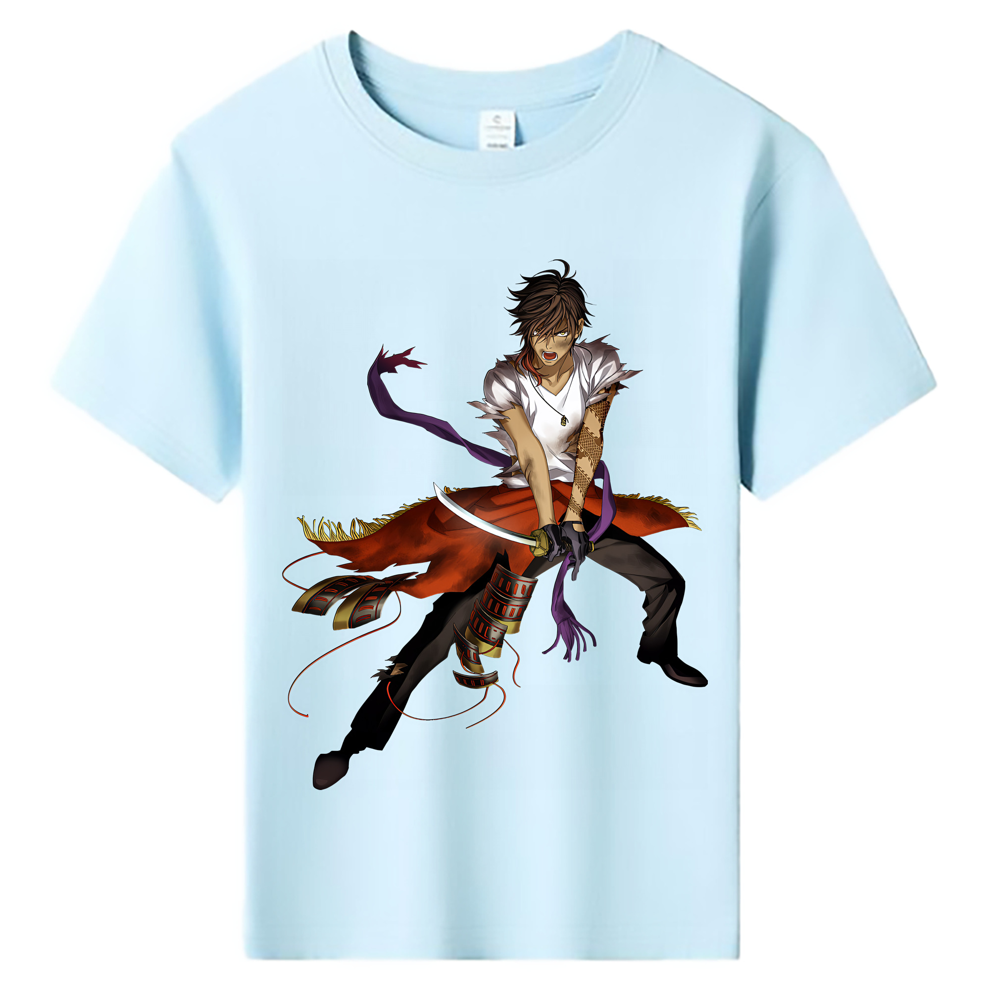 （画像用） 刀剣乱舞 Touken Ranbu 綿100％キッズTシャツ（フロントプリント）